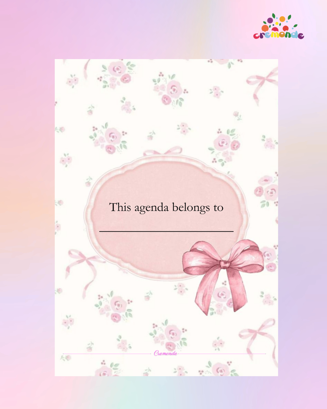 Cremonde Agenda - Paris Edition for women / English