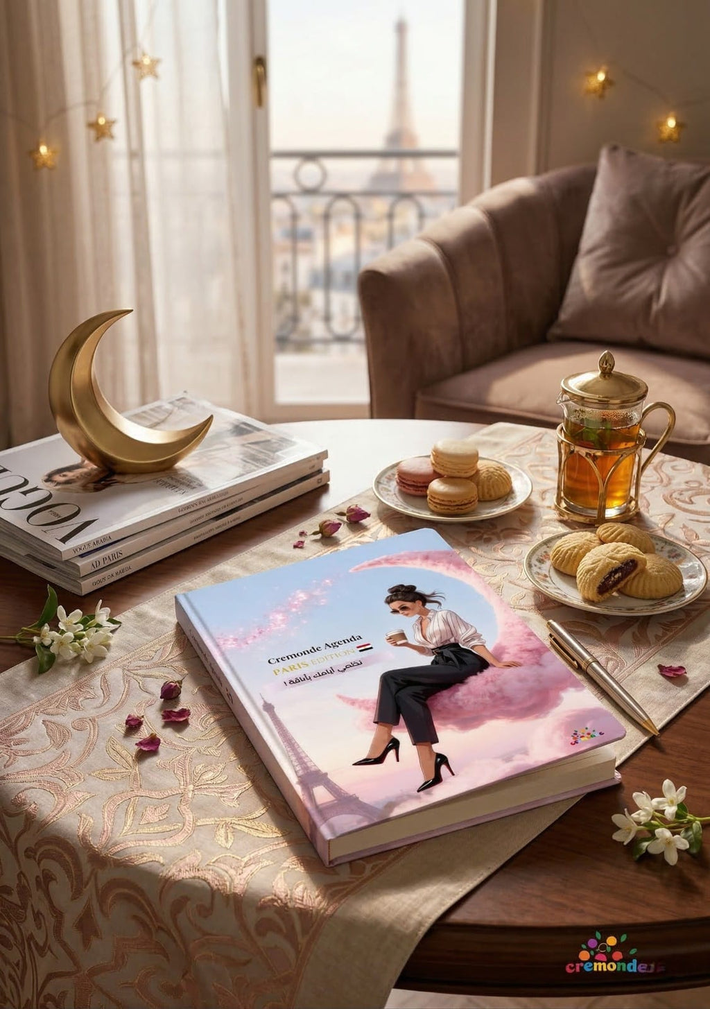 Cremonde Agenda - Paris Edition for women / Arabic