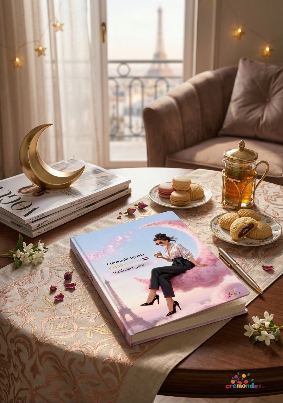 Cremonde Agenda - Paris Edition for women / Arabic