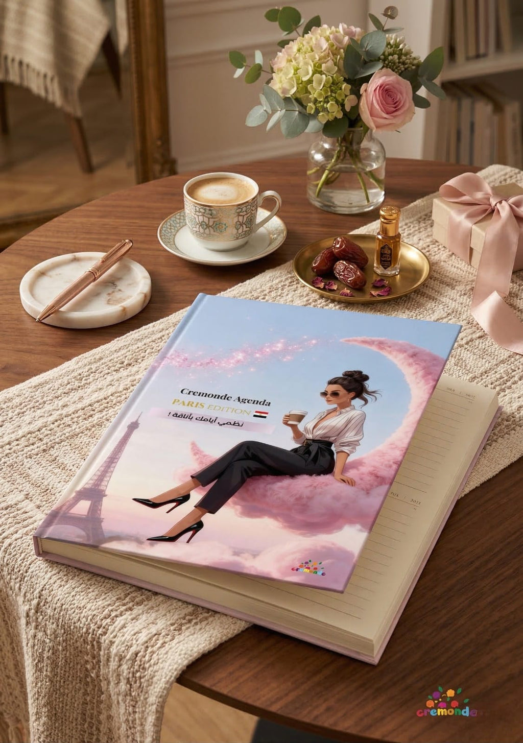 Cremonde Agenda - Paris Edition for women / Arabic