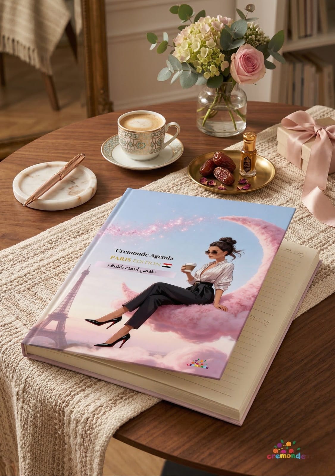 Cremonde Agenda - Paris Edition for women / Arabic