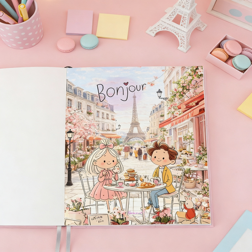 Cremonde agenda - PETITS PARISIENS (for kids 7-12 yo / unisex)