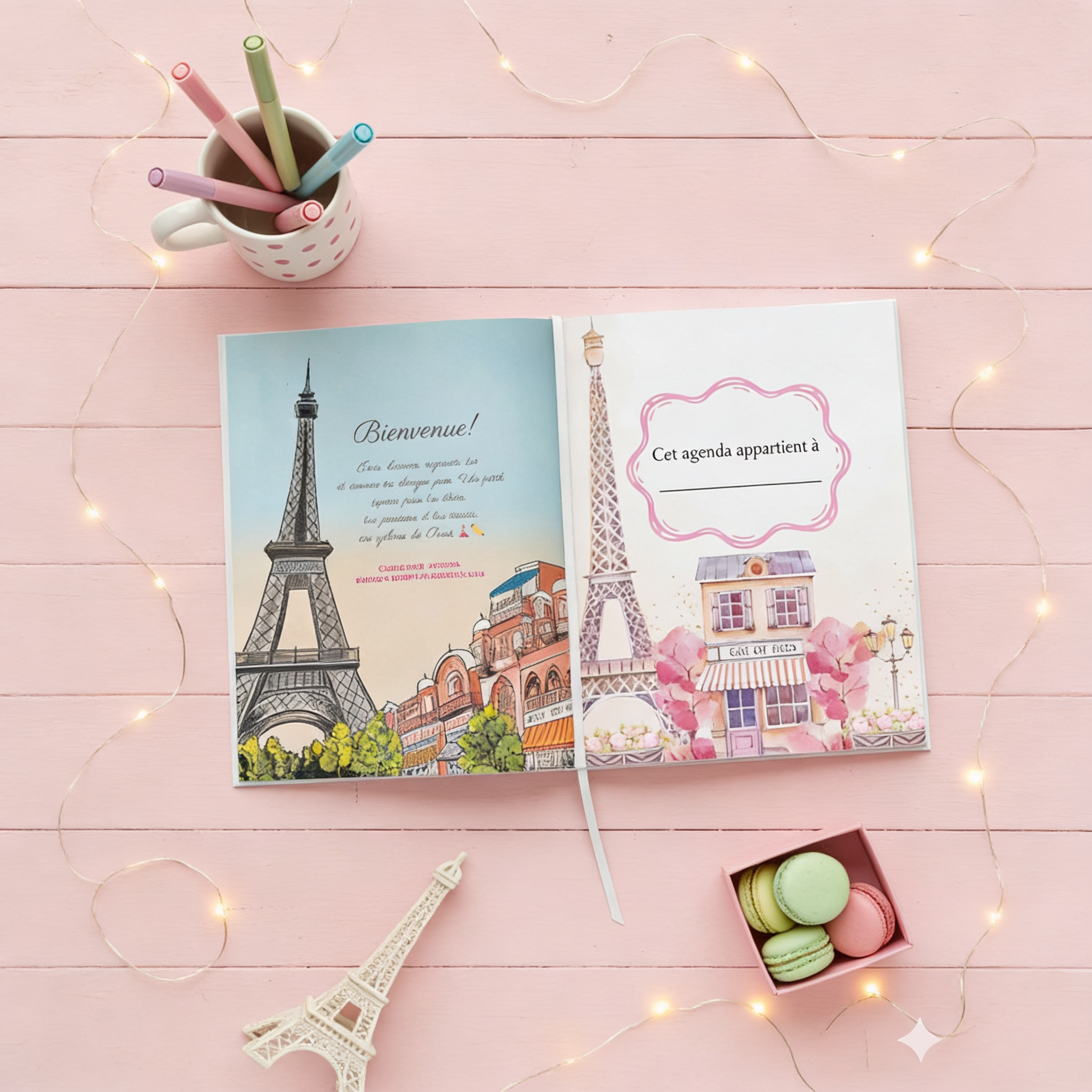 Cremonde agenda - PETITS PARISIENS (for kids 7-12 yo / unisex)