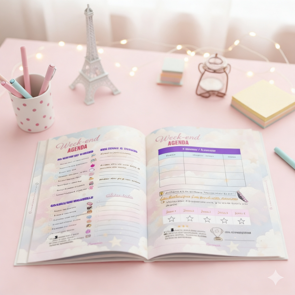 Cremonde agenda - PETITS PARISIENS (for kids 7-12 yo / unisex)