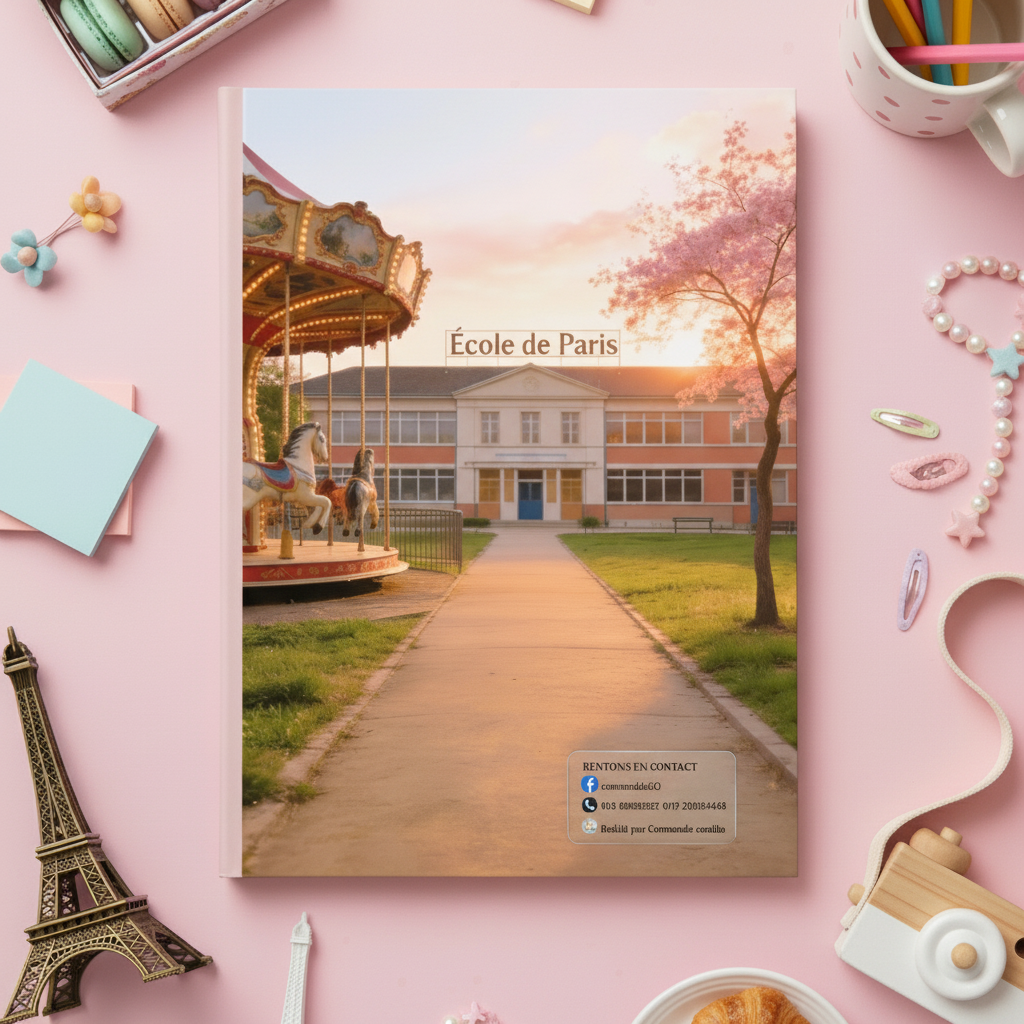 Cremonde agenda - PETITS PARISIENS (for kids 7-12 yo / unisex)